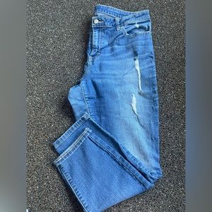 Jennifer Lopez - Size 16 - Skinny Ankle Ripped Jeans